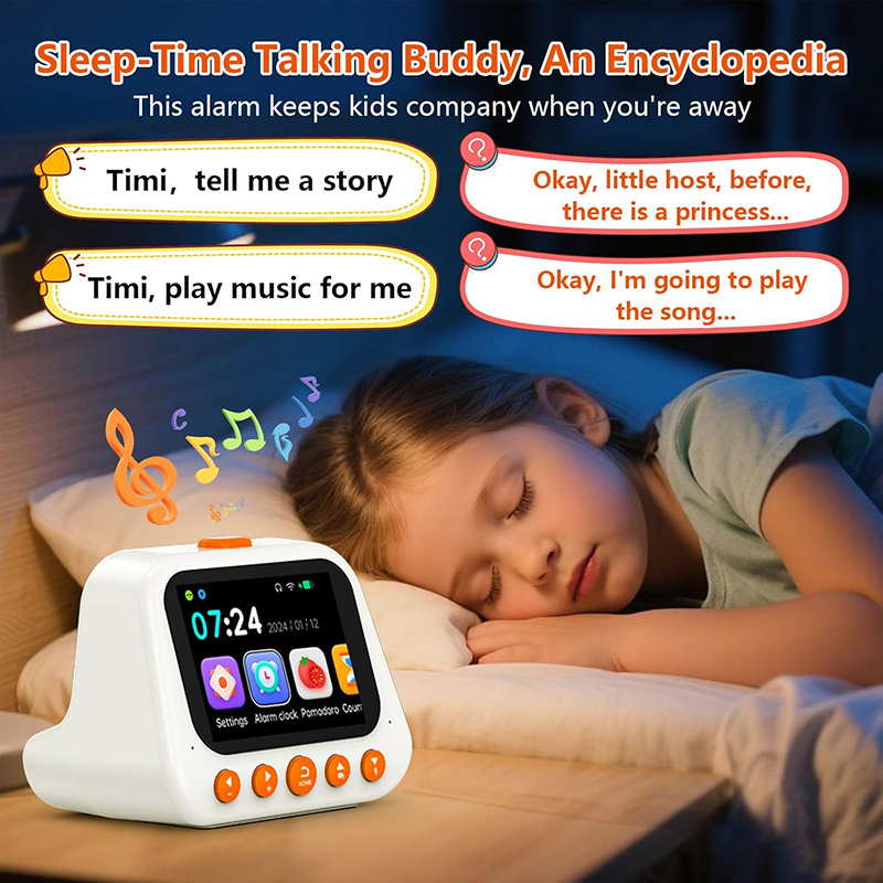 AI Smart Alarm Clock Talking B - огляд і ціна Kids Education Story